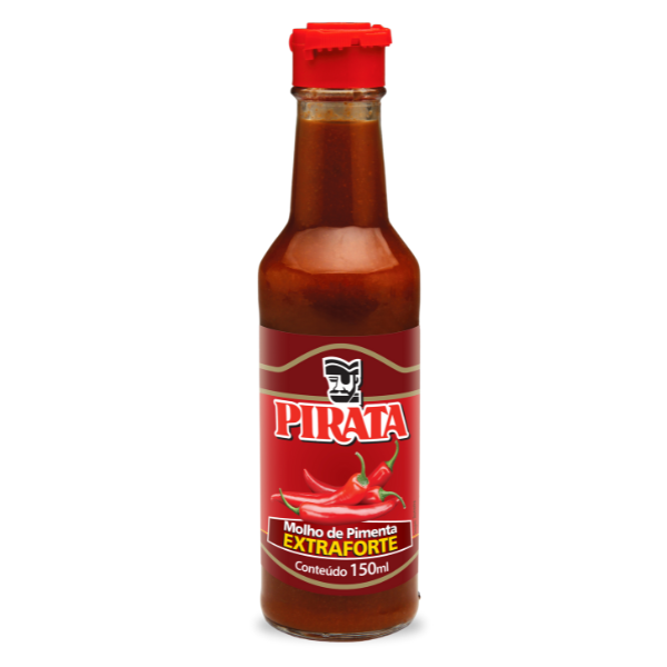 MOLHO PIRATA 150ML PIMENTA EXTRA FORTE
