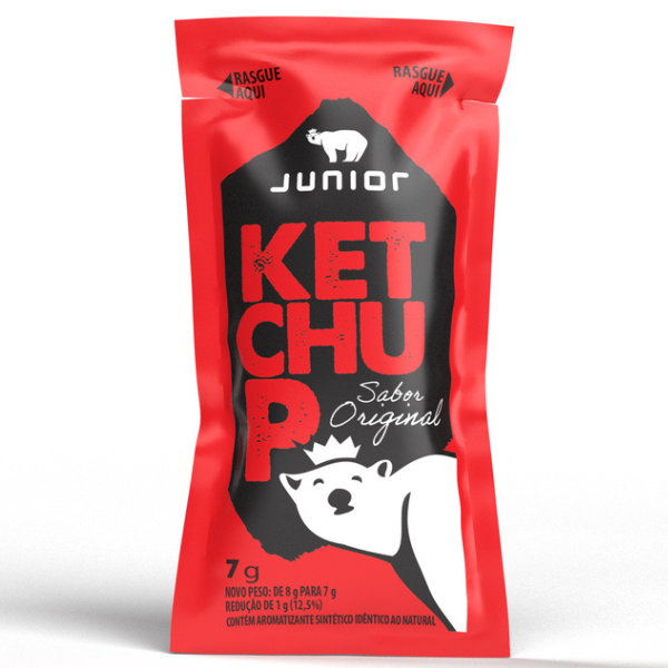 SACHET JUNIOR KETCHUP COM 168 X 7G