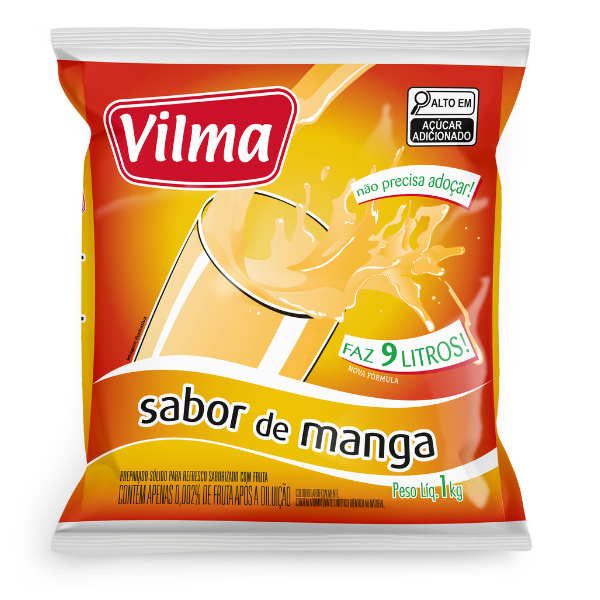 REFRESCO VILMA 1KG/9L MANGA