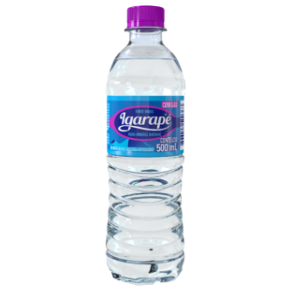 ÁGUA MINERAL IGARAPE COM GÁS 500ML