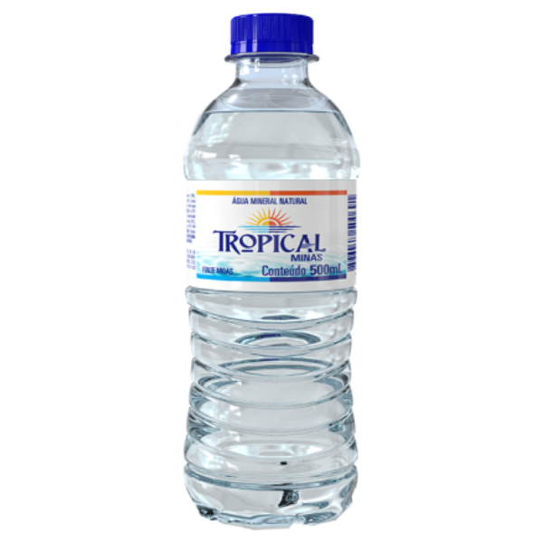 ÁGUA MINERAL TROPICAL SEM GÁS 500ML