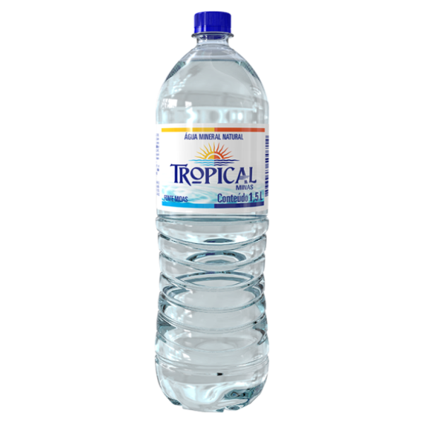 ÁGUA MINERAL TROPICAL SEM GÁS 1,5L