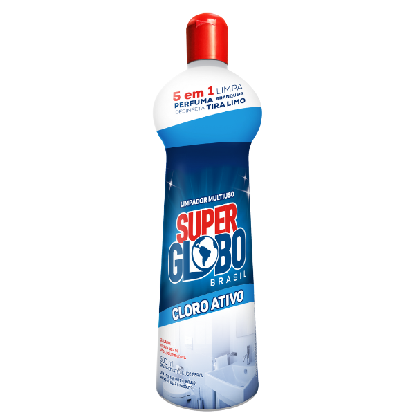 LIMPADOR MULTIUSO SUPER GLOBO CLORO ATIVO 500ML