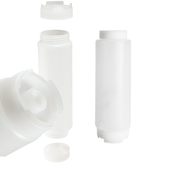 BISNAGA PLÁSTICA INVERTIDA BARPRO COM TAMPA 600 ML