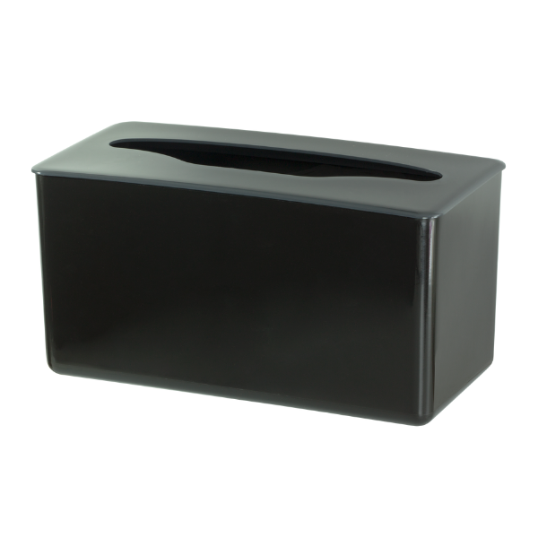 PORTA GUARDANAPO PLESTIN PLÁSTICA 20CM PRETO