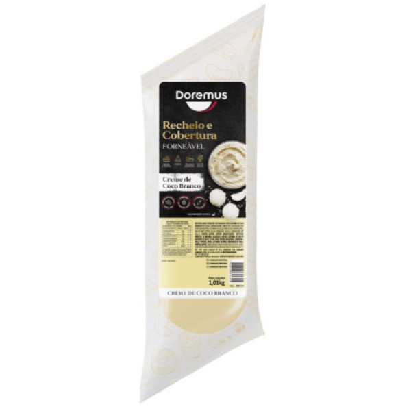 RECHEIO DOREMUS FORNEÁVEL CREME COCO BRANCO 1,01K