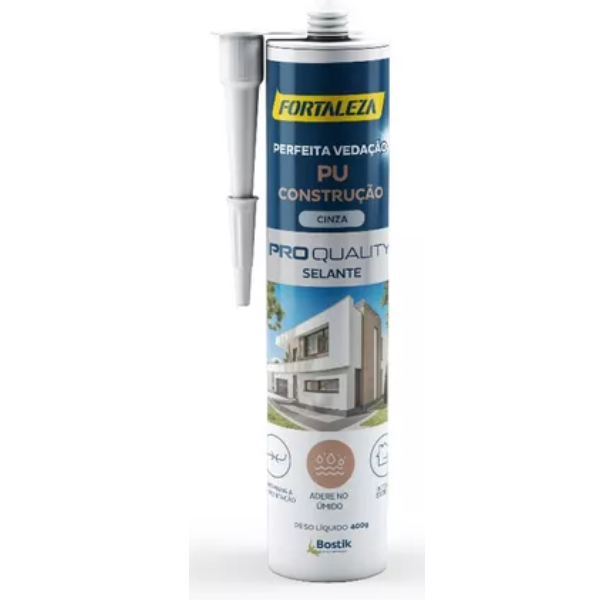 SELANTE FORTALEZA PU 40 VEDAÇÃO CINZA 400G