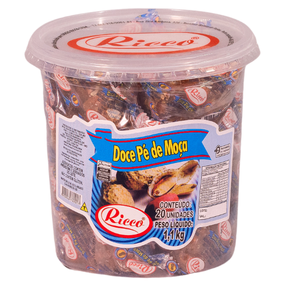 DOCE RICCO PÉ DE MOÇA 55G COM 20