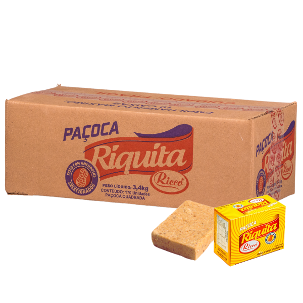 PAÇOCA RICCO RIQUITA RETANGULAR 20G COM 170