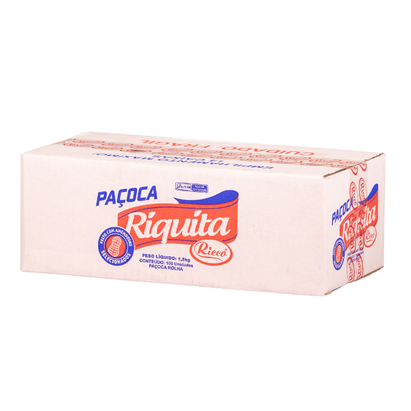 PAÇOCA RICCO RIQUITA ROLHA 15G COM 100