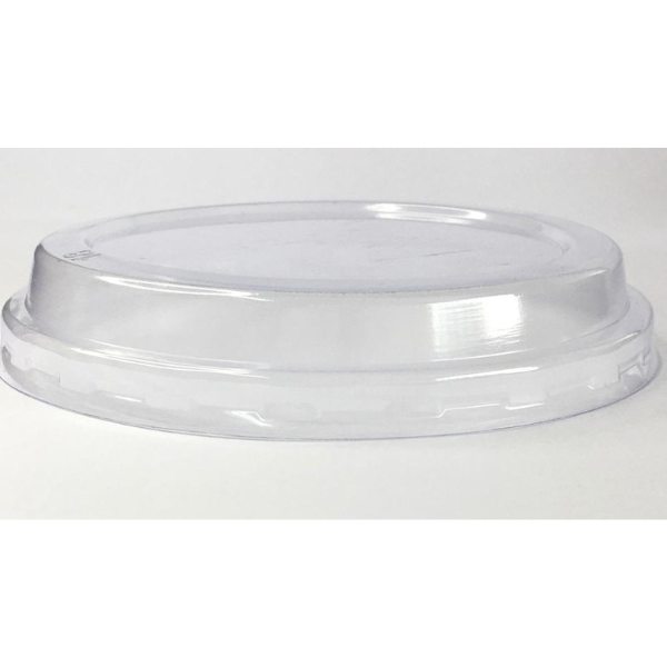 TAMPA PLÁSTICA PARA POTE DE PAPEL 500ML GLOBAL C/50