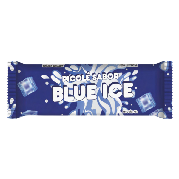 SAQUINHO BOPP RIACHO PARA PICOLÉ BLUE ICE COM 200G
