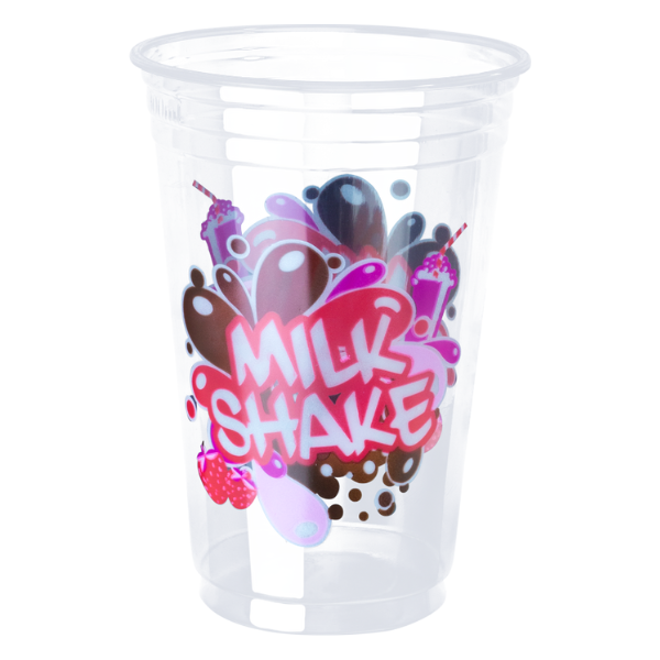 COPO PP COPOBRAS IMPRESSO MILKSHAKE 330ML COM 50