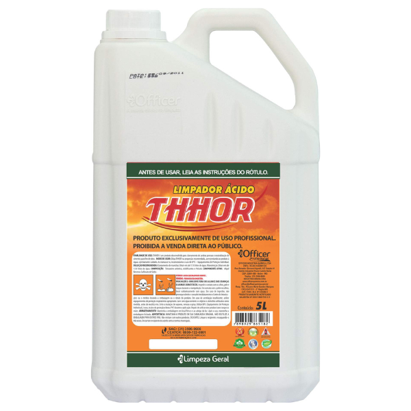 LIMPADOR THHOR ÁCIDO 5L