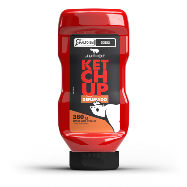 FRASCO JUNIOR KETCHUP DEFUMADO COM 380G