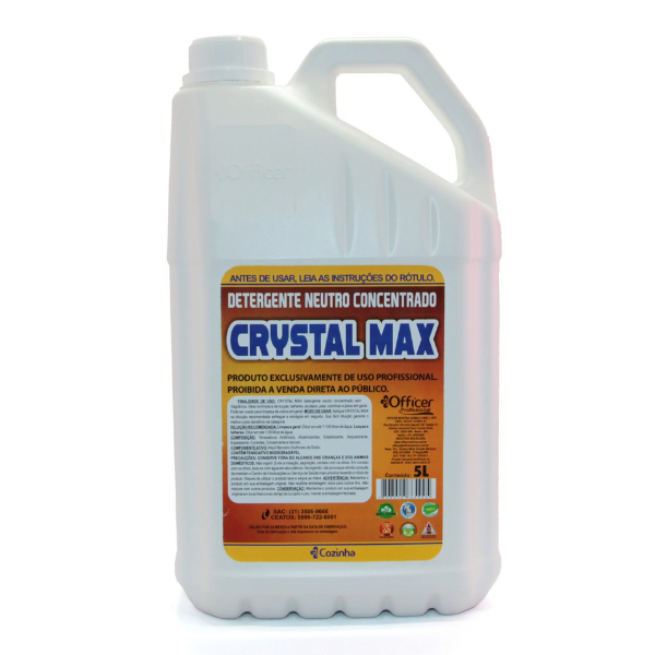 DETERGENTE OFFICER CRYSTAL MAX CONCENTRADO 5L
