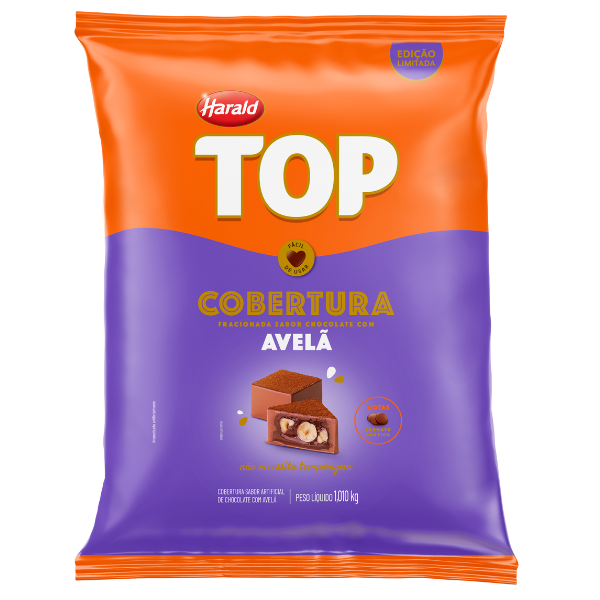 COBERTURA HARALD TOP GOTAS AVELÃ COM 1,01KG