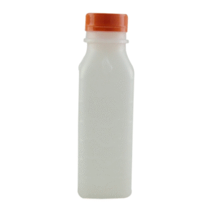 GARRAFINHA 200ML COM TAMPA LARANJA COM 100