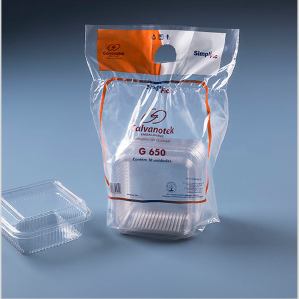 EMBALAGEM GALVANOTEK SF G-650 CRISTAL COM 10