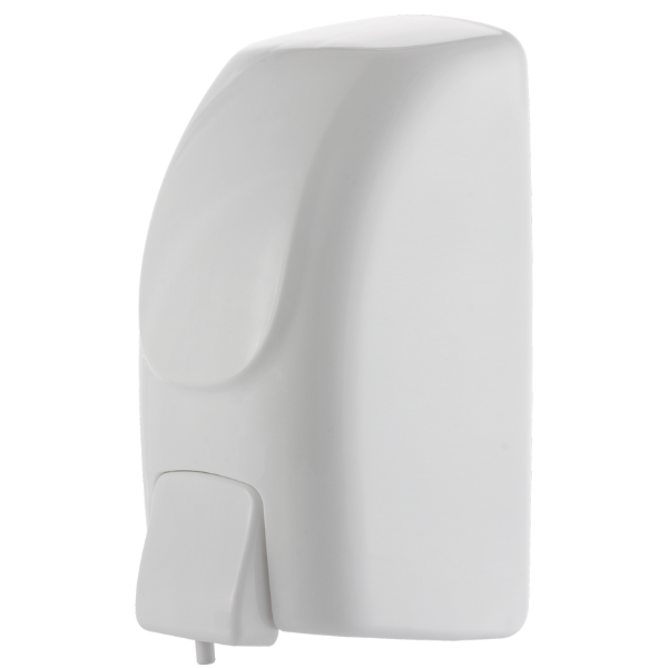 SABONETEIRA PLESTIN LÍQUIDO 600ML COM RESERVATÓRIO BRANCA