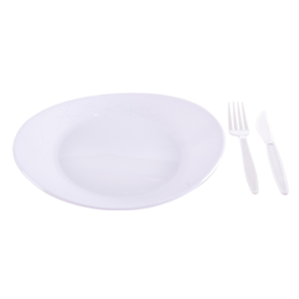 KIT PRAFESTA CHURRASCO BRANCO COM 10 CONJUNTOS