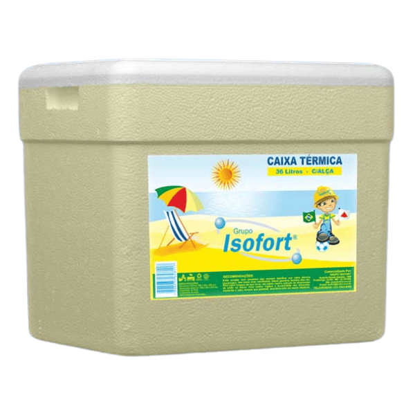 CAIXA DE ISOPOR ISOFORT 36L - UNIDADE