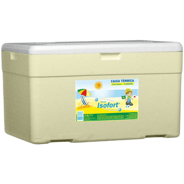 CAIXA DE ISOPOR ISOFORT 120L - UNIDADE