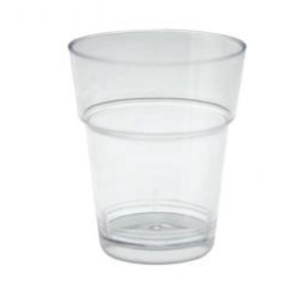 COPO ACRÍLICO PRAFESTA MINI 10ML TRANSPARENTE COM 20