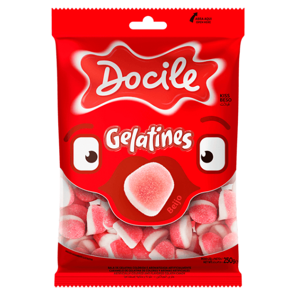 GELATINES DOCILE BEIJO 250G