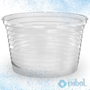 POTE PS MINAPLAST 200ML TRANSPARENTE C/50 UNDS