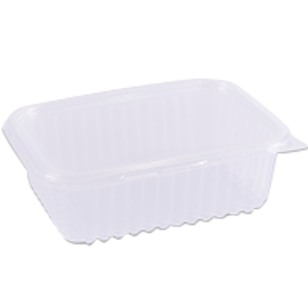 KIT POTE PRAFESTA RETANGULAR 250ML COM TAMPA COM 24