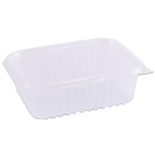 KIT POTE PRAFESTA RETANGULAR 500ML COM TAMPA COM 24