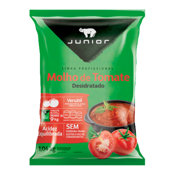 LINHA PROFISSIONAL JUNIOR TOMATE DESIDRATADO COM 1,04KG