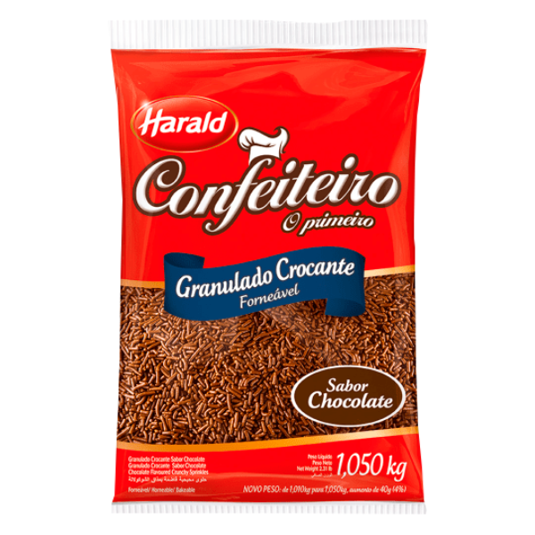 GRANULADO HARALD CROCANTE ESCURO 1,01KG