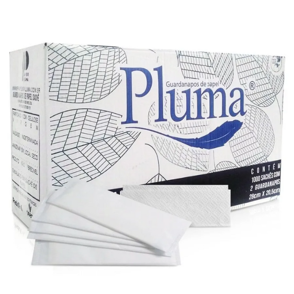 GUARDANAPO SACHÊ PLUMA DUPLO 28X20,5 COM 1000