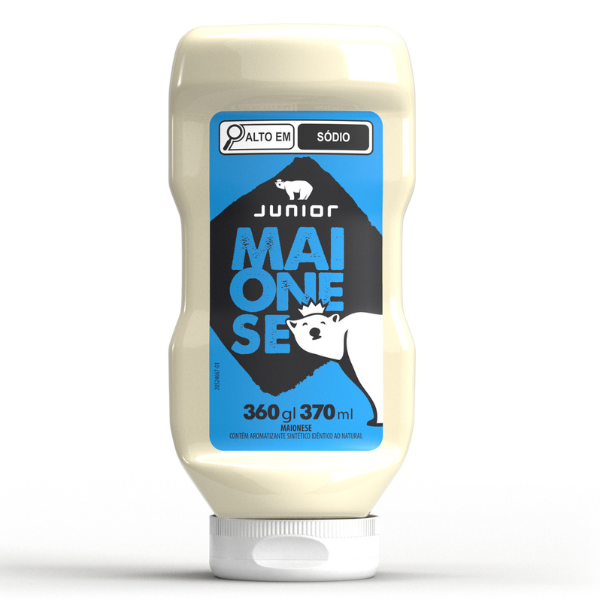 FRASCO JUNIOR MAIONESE TRADICIONAL COM 380G