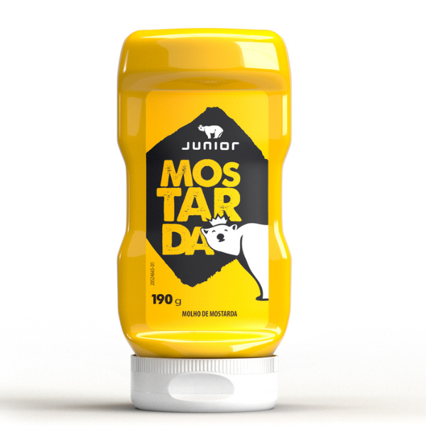 FRASCO JUNIOR MOSTARDA COM 190G