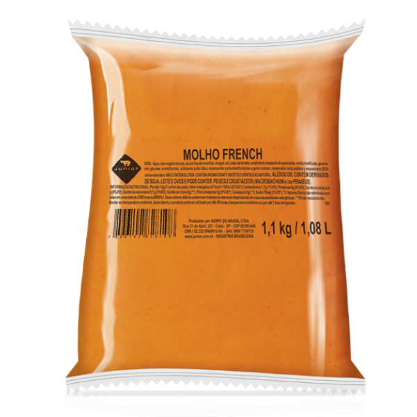 POUCH JUNIOR MOLHO FRENCH COM 1,1KG