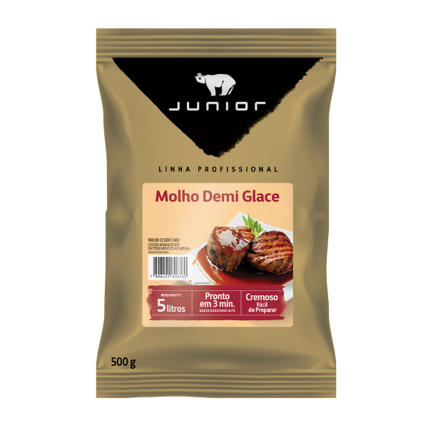 LINHA PROFISSIONAL JUNIOR MOLHO DEMI GLACE COM 500G