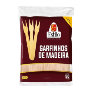 GARFO ESTILO GARFINHO DE MADEIRA COM 50