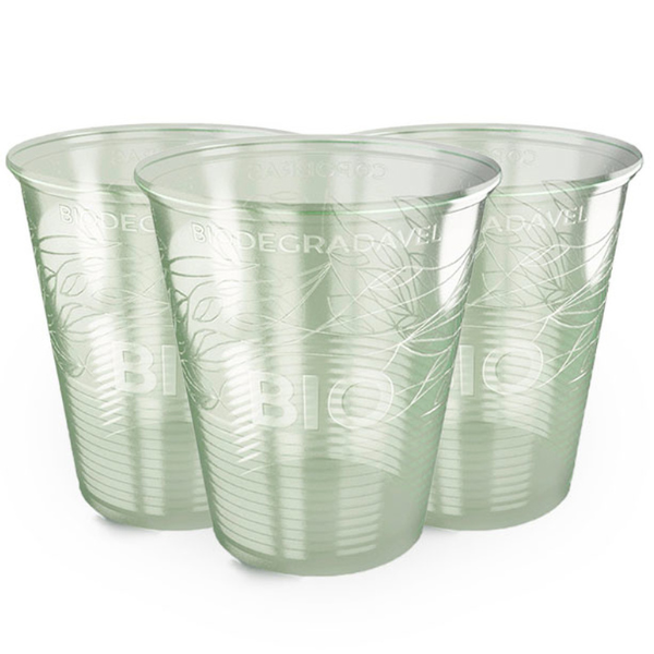 COPO PP COPOBRAS BIO 200ML TRANSPARENTE COM 50