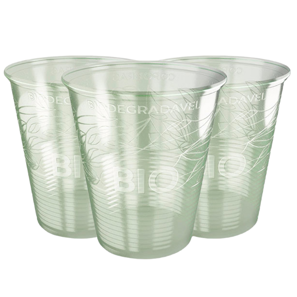 COPO PP COPOBRAS BIO 300ML TRANSPARENTE COM 50