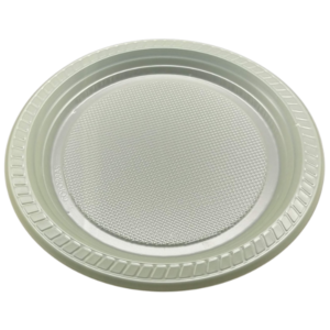PRATO PS COPOBRAS BIODEGRADÁVEL RASO 15CM TRANSPARENTE COM 10