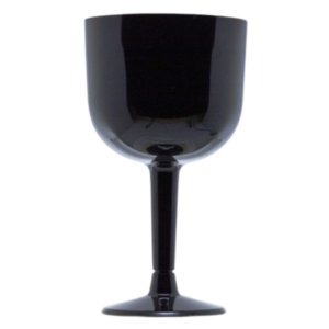 TAÇA ACRÍLICA PL PIT-500ML GIN PRETO COM 4
