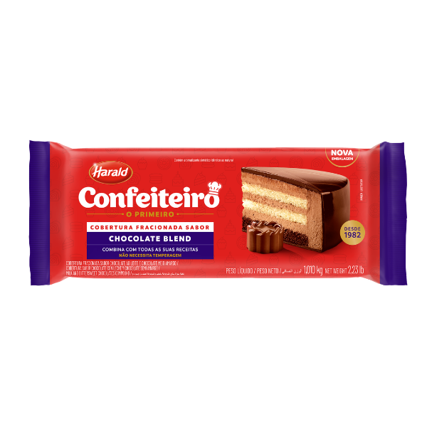 COBERTURA HARALD CONFEITEIRO BLEND 1,01KG