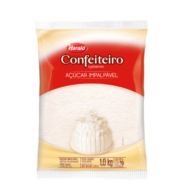 AÇÚCAR HARALD IMPALPÁVEL CONFEITEIRO 1KG