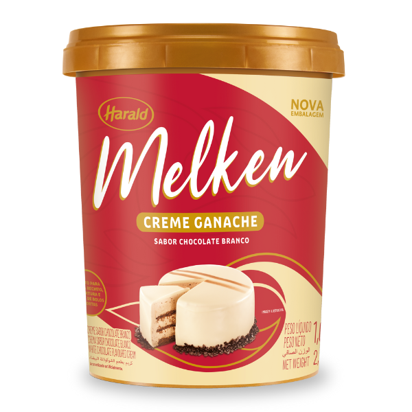 GANACHE MELKEN HARALD BRANCO 1KG