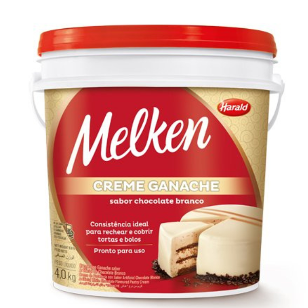 GANACHE MELKEN HARALD BRANCO 4KG