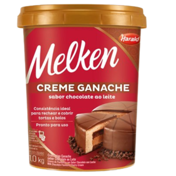 GANACHE MELKEN HARALD AO LEITE 1KG