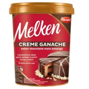 GANACHE MELKEN HARALD MEIO AMARGO 1KG
